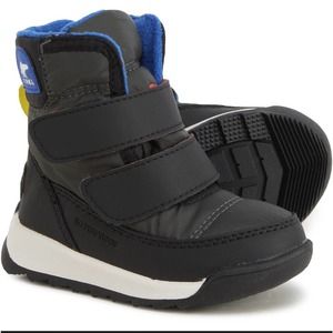NWT/NIB Sorel Toddler Whitney II Strap Snow Boots in Black (Size 5, 6,7)